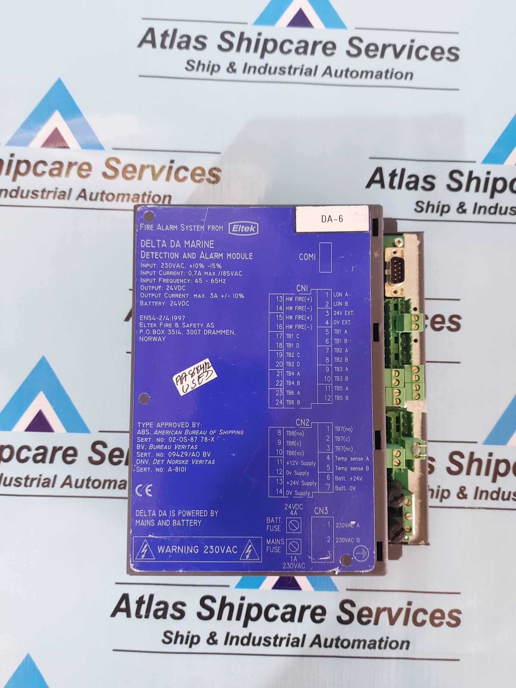 ELTEK 251244.1 DELTA DA APOLLO MARINE m/eBUS DETECTION AND ALARM MODULE
